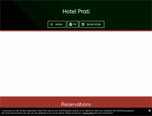 Tablet Screenshot of hotel-prati.it